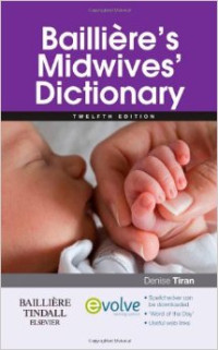 Image of Bailliere'S Midwives' Dictionary 12th Ed.