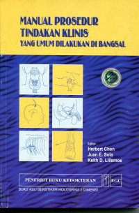 Image of Manual Prosedur Tindakan Klinis