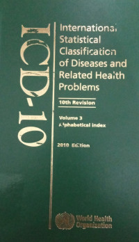 Image of ICD-10 International Statistical Classification Of Diseases and Related Health Problems Vol. 3